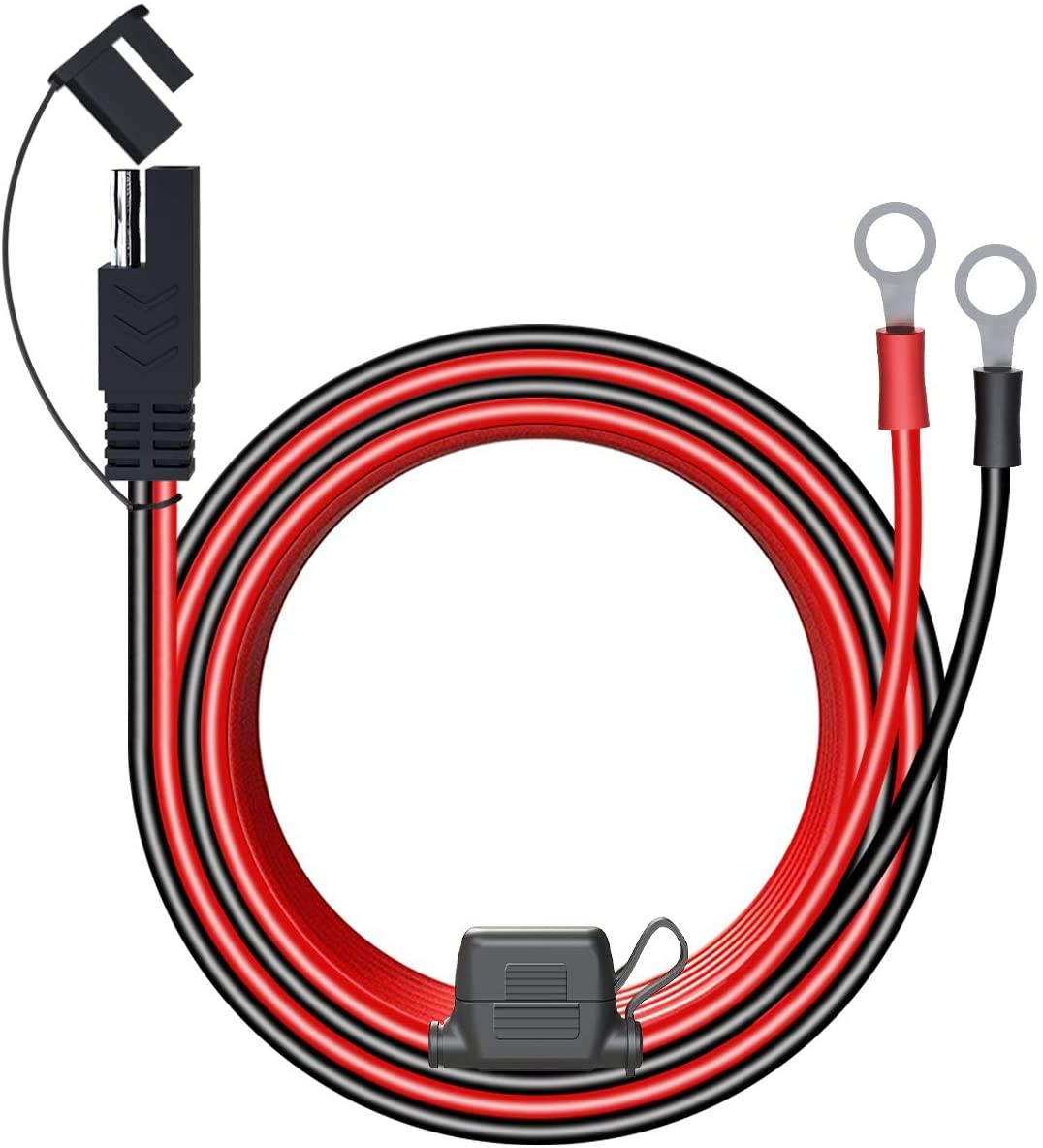 LST 4FT 12V Ring Connecters Extension Cord Cable